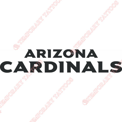 Arizona Cardinals Customize Temporary Tattoos Stickers NO.386